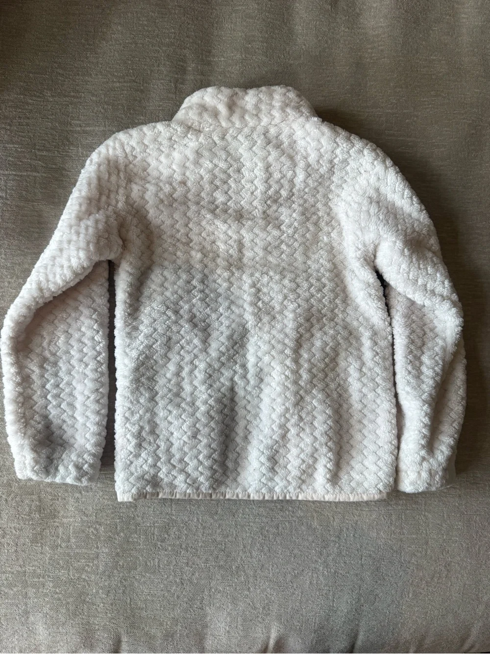 Columbia Girls XXS Cream Sherpa Fleece Full Zip Jacket Cozy Teddy